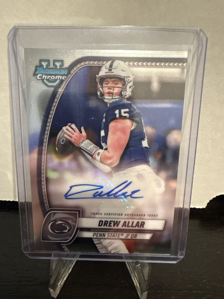 Drew Allar 2024 Topps Bowman Chrome University Auto