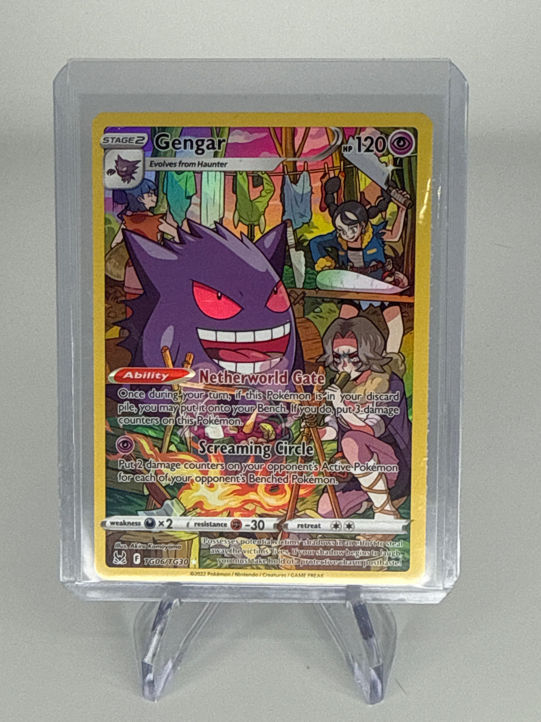 Pokemon TCG 2022 Gengar Lost Origin Trainer Gallery, TG06/TG30