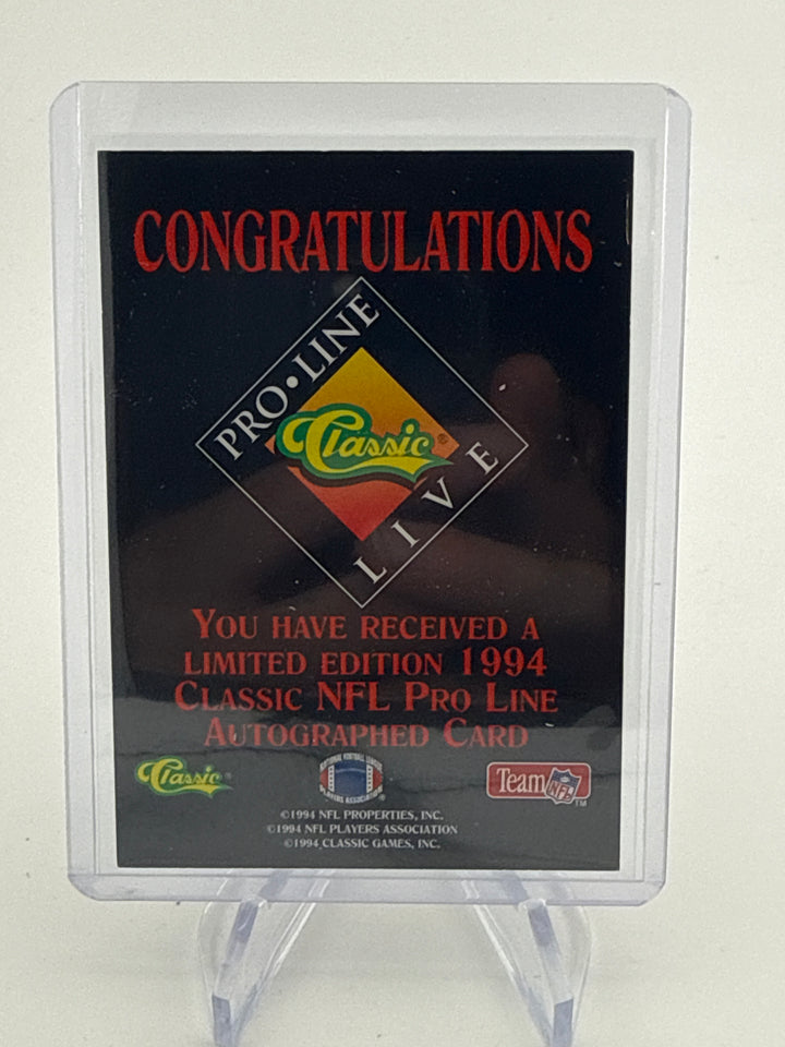 Marshall Faulk 1994 Pro Line Rookie Auto, 1438/2230