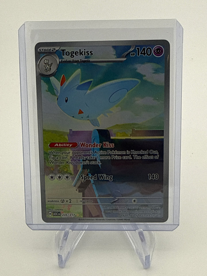 Pokemon TCG 2025 Togekiss Ascended Heroes Illustration Rare, 235/217