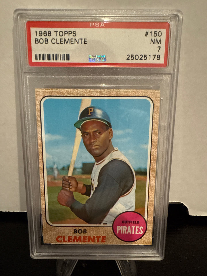 Bob Clemente 1968 Topps, PSA 7