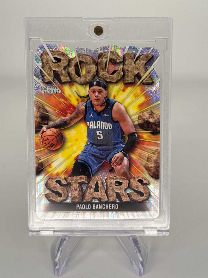 Paolo Banchero 2025 Topps Chrome Rock Stars SSP Case Hit