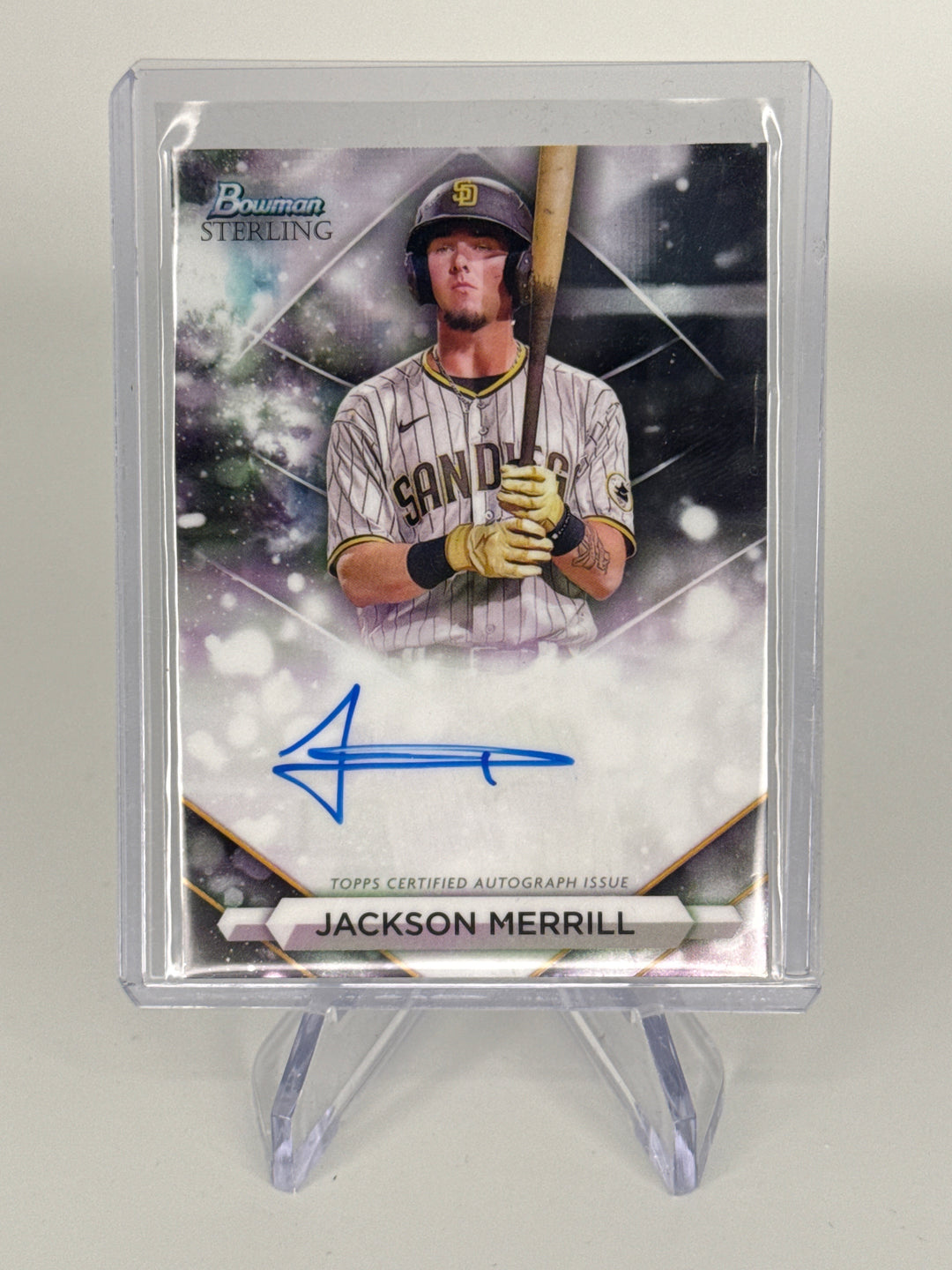 Jackson Merrill 2023 Bowman Sterling Prospect Auto