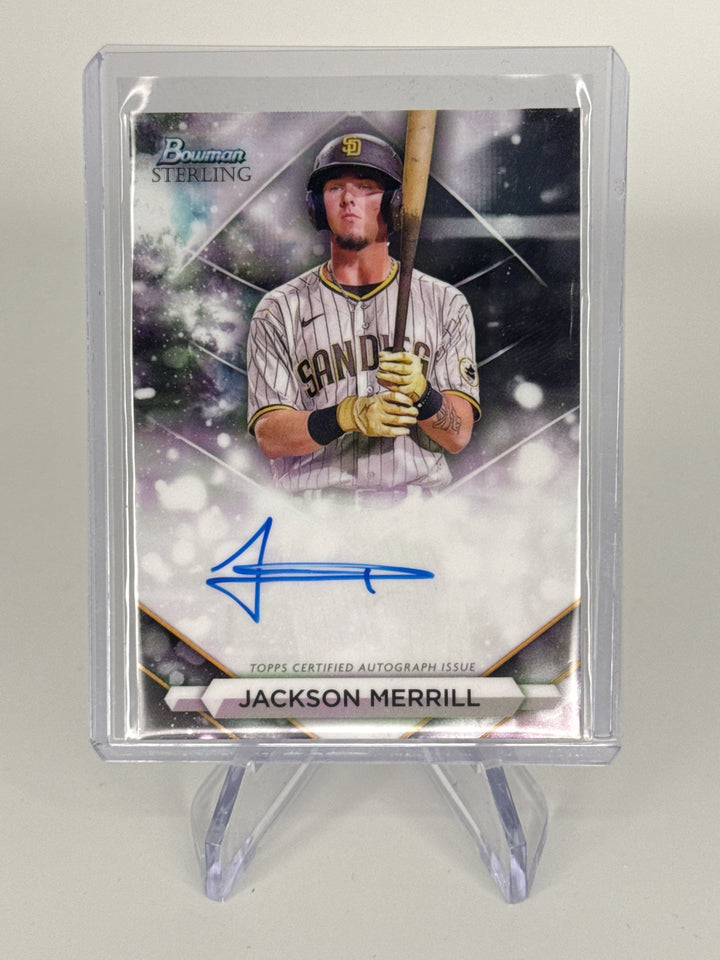 Jackson Merrill 2023 Bowman Sterling Prospect Auto