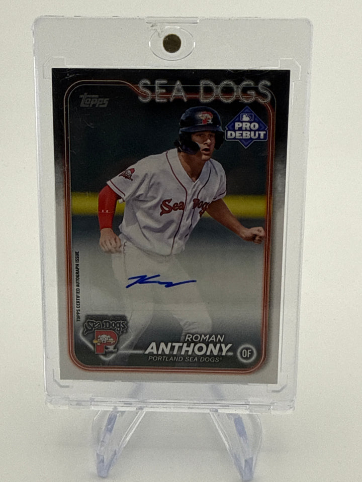 Roman Anthony 2024 Topps Pro Debut Auto