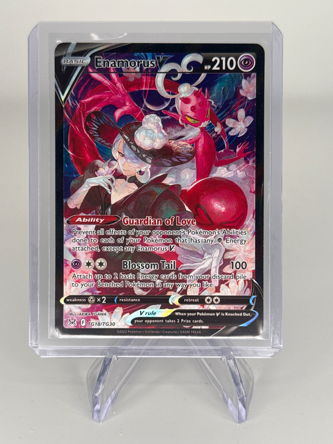 Pokemon TCG 2022 Enamorus V Lost Origin Trainer Gallery, TG18/TG30