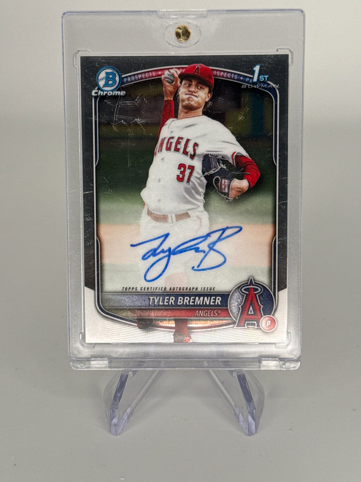 Tyler Bremner 2025 Bowman Chrome 1st Auto