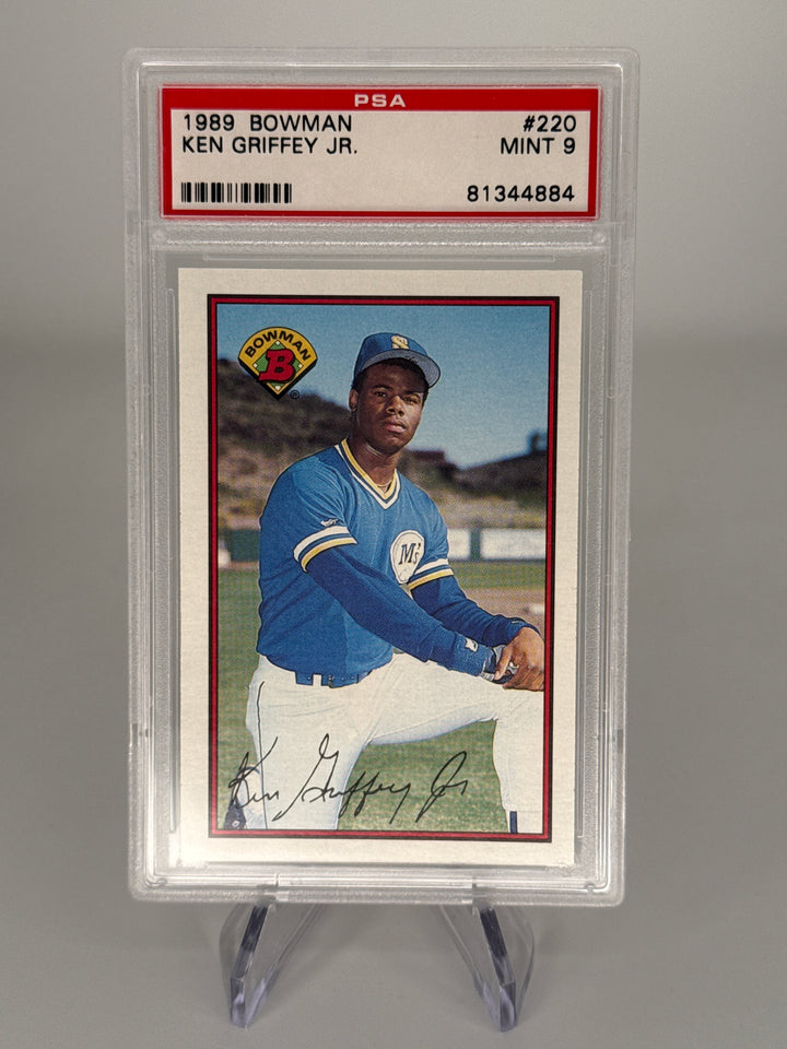 Ken Griffey Jr. 1989 Bowman Rookie, PSA 9 Mint