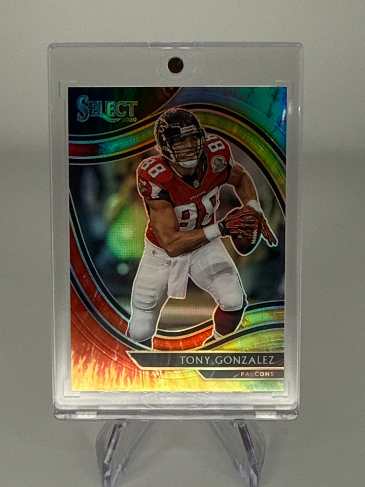 Tony Gonzalez 2020 Panini Select Tie Die Prizm, 23/25