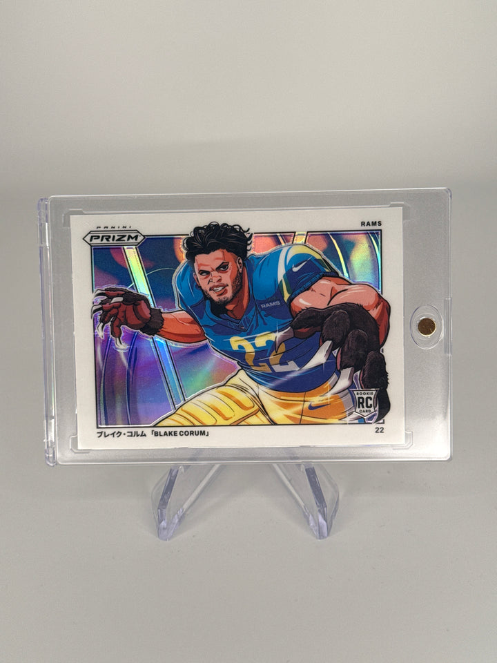 Blake Corum 2024 Panini Prizm SSP Case Hit Manga Rookie