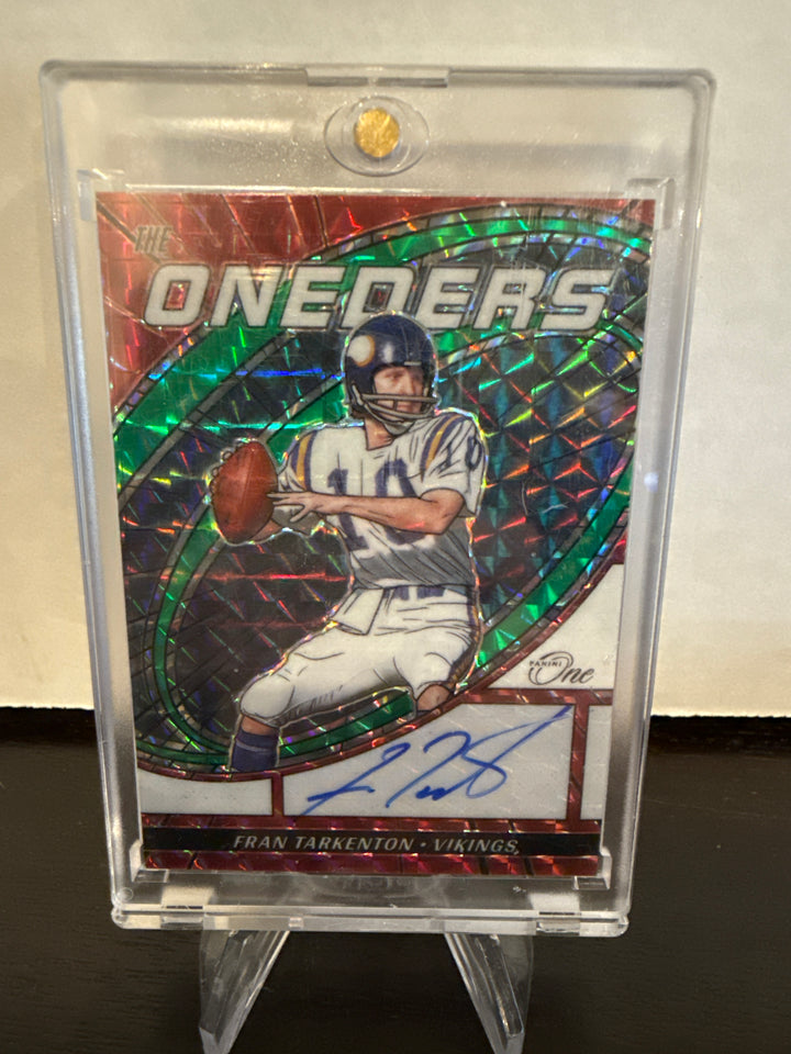 Fran Tarkenton 2023 Panini One The Oneders Auto, 24/49