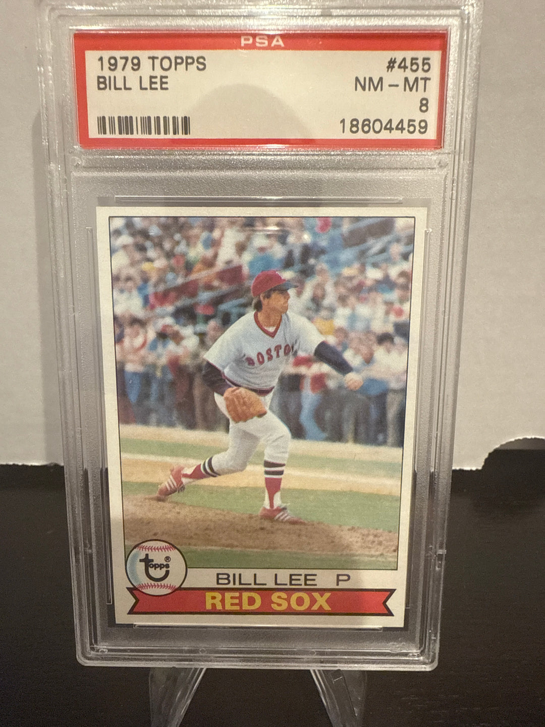 Bill Lee 1979 Topps, PSA 8