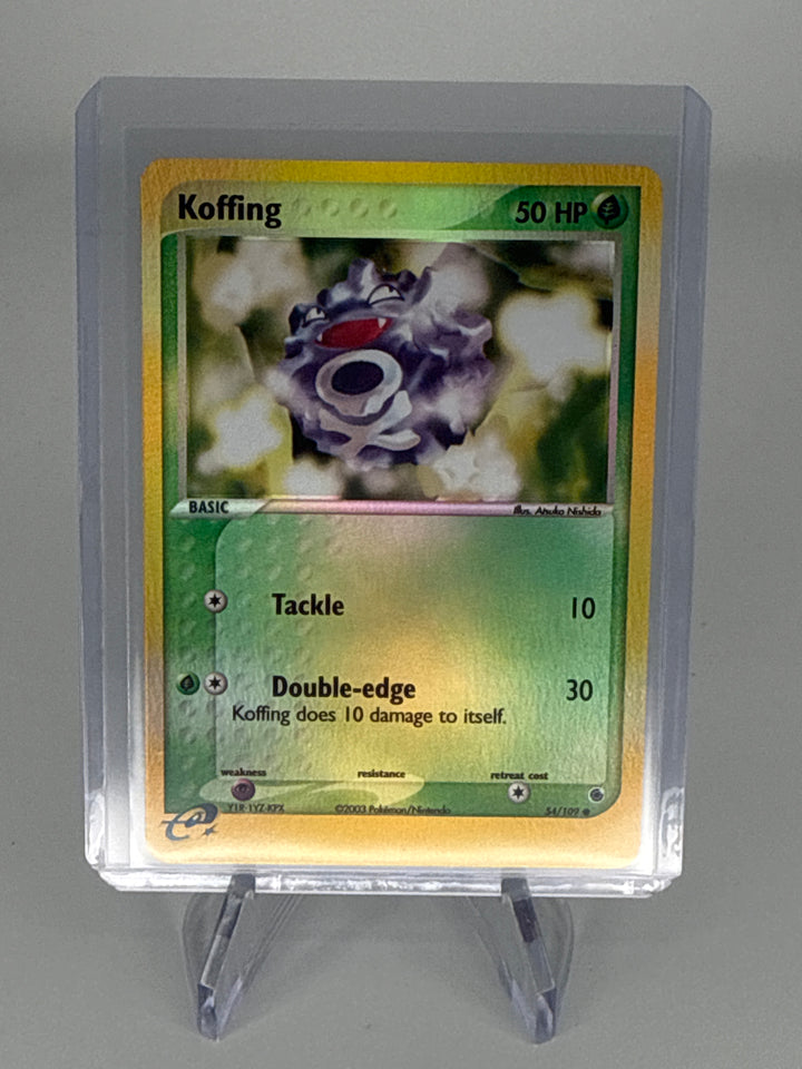 Pokemon TCG 2003 Koffing Ruby & Sapphire Reverse Holo, 54/109