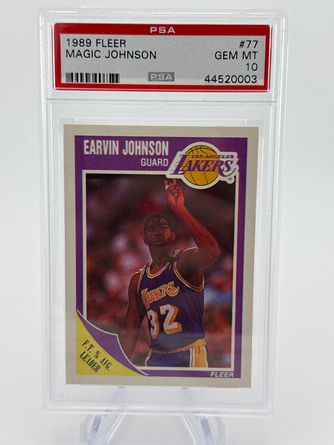 Magic Johnson 1989 Fleer, PSA 10 Gem Mint