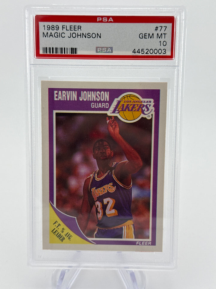 Magic Johnson 1989 Fleer, PSA 10 Gem Mint