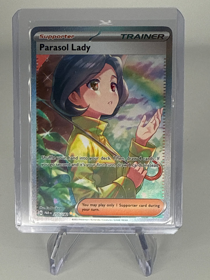 Pokemon TCG 2023 Parasol Lady Trainer Paradox Rift, 255/182