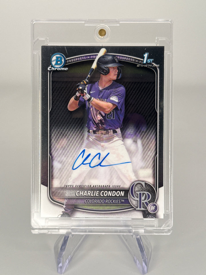 Charlie Condon 2025 Bowman Chrome 1st Auto
