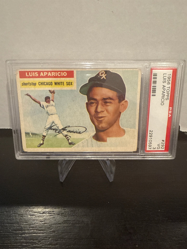 Luis Aparicio 1956 Topps, PSA 3
