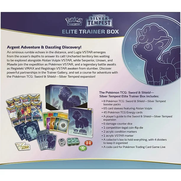 Pokémon TCG Sword & Shield Silver Tempest Elite Trainer Box