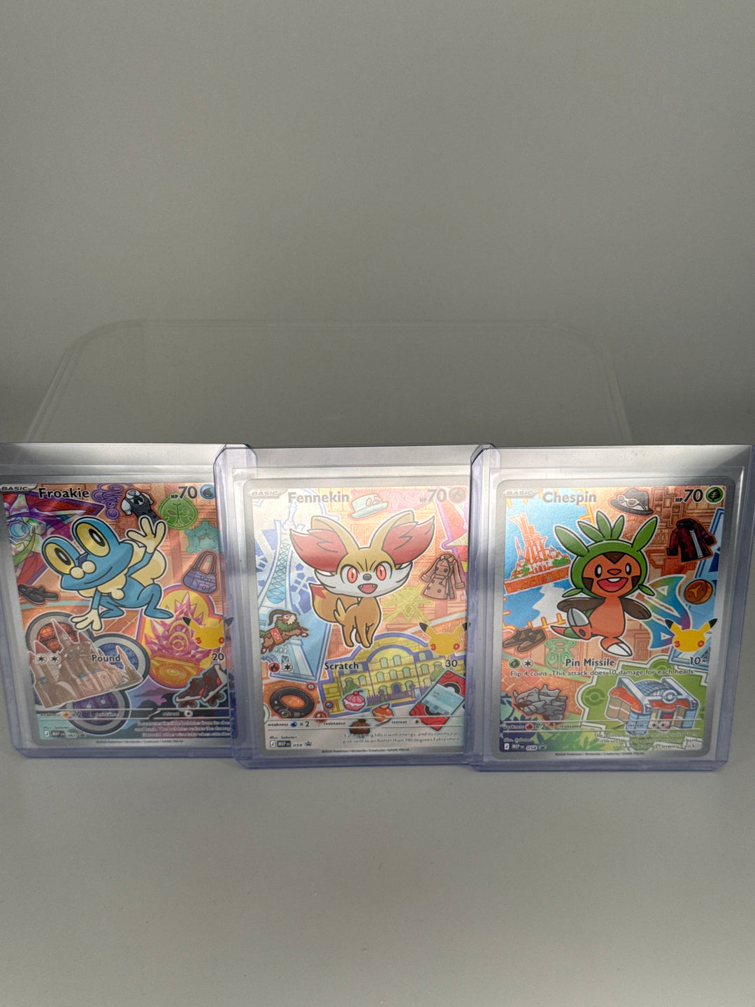 Pokemon TCG 2026 Chespin/Fennekin/Froakie First Partner Series 3 Trio, 058/059/060 (SOLD AS SET OF 3)