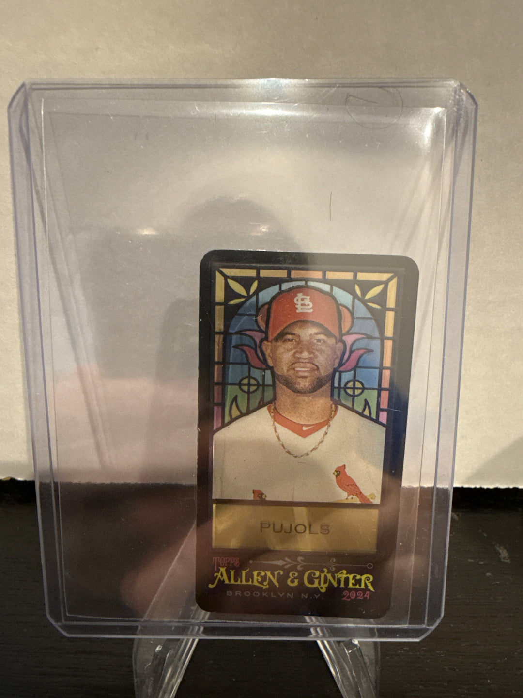 Albert Pujols 2024 Topps Allen & Ginter Mini Brooklyn Stained Glass SSP Case Hit