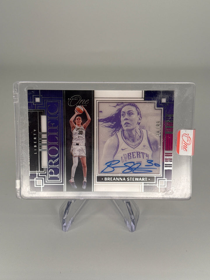 Breanna Stewart 2025 Panini One Prolific Auto, 96/99
