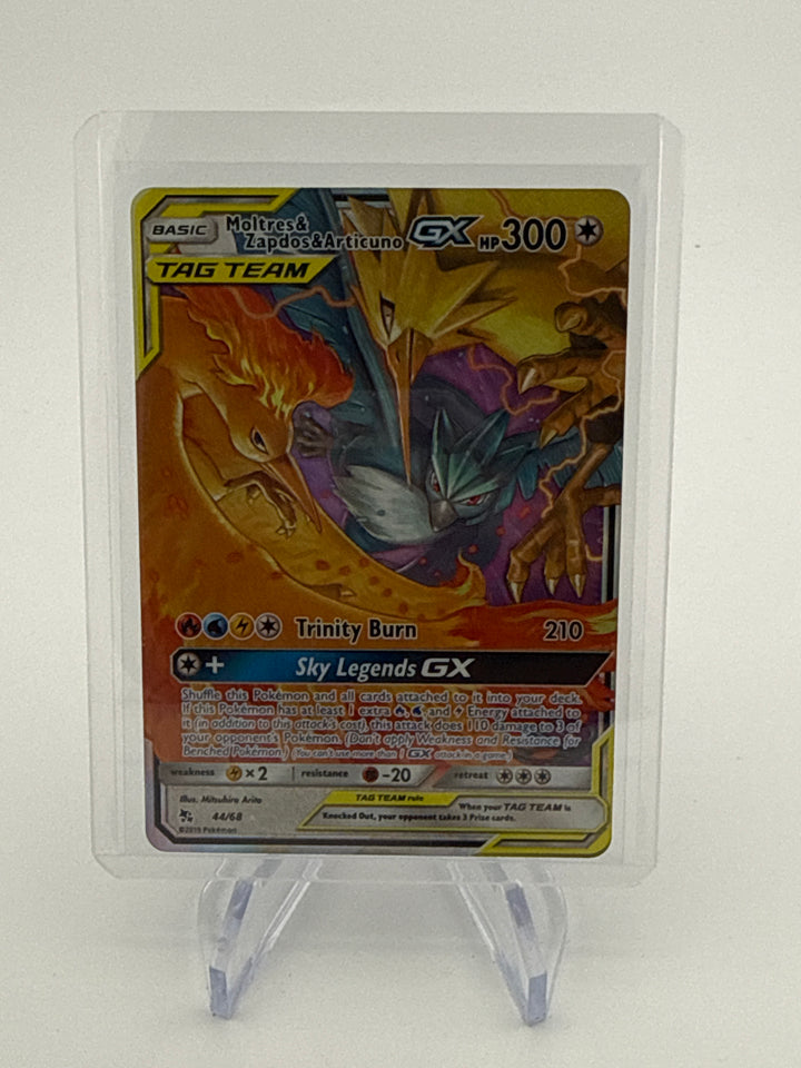 Pokemon TCG 2019 Moltres & Zapdos & Articuno GX Hidden Fates Tag Team, 44/68