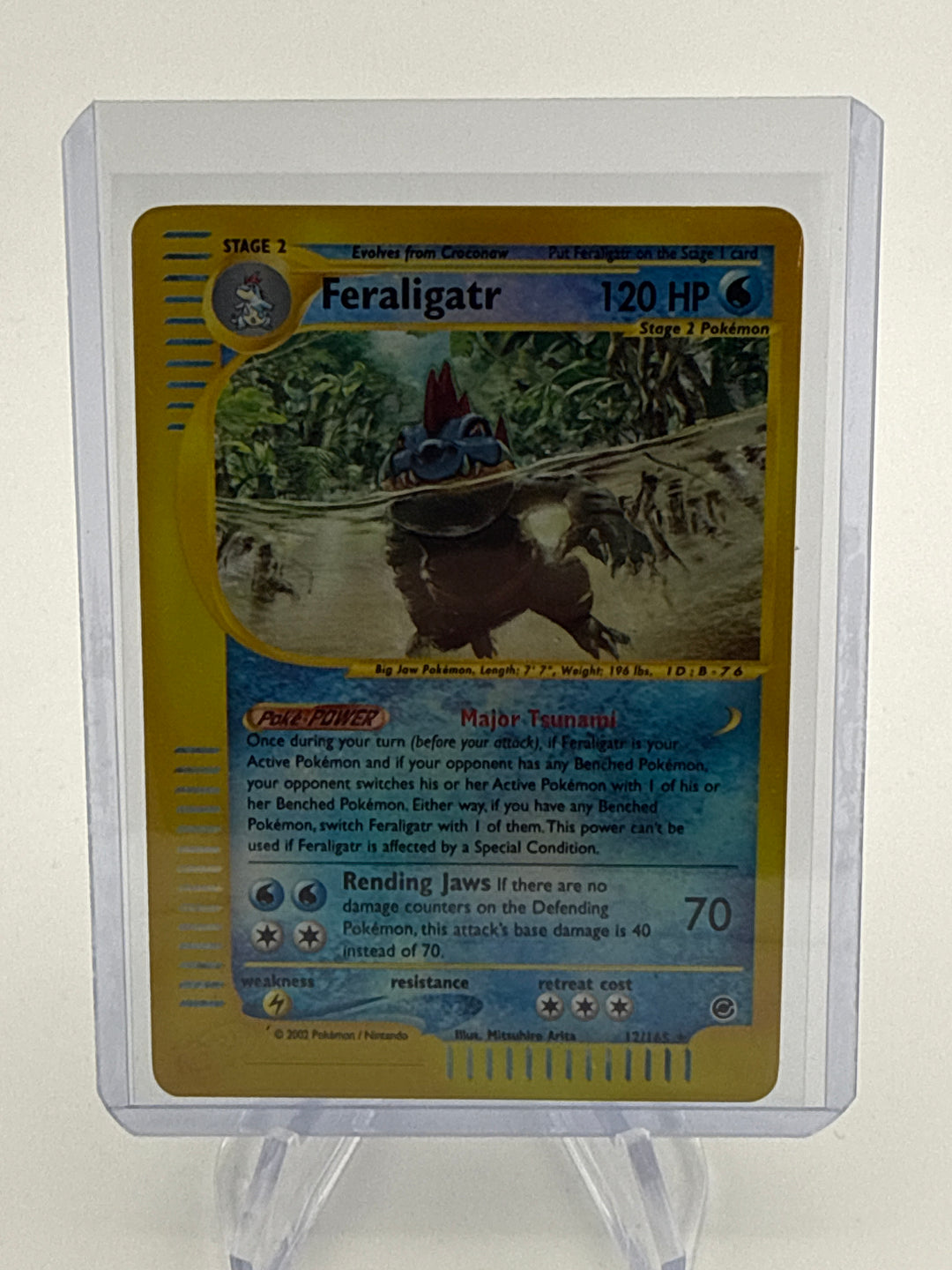 Pokemon TCG 2002 Feraligatr Expedition Reverse Holo, 12/165
