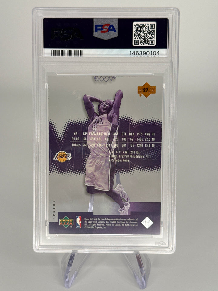 Kobe Bryant 2000 Upper Deck Slam, PSA 8