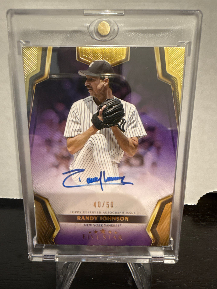 Randy Johnson 2024 Topps Five Star Purple Auto, 40/50