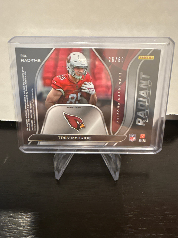 Trey McBride 2022 Panini Spectra Rookie Patch Auto, 26/60