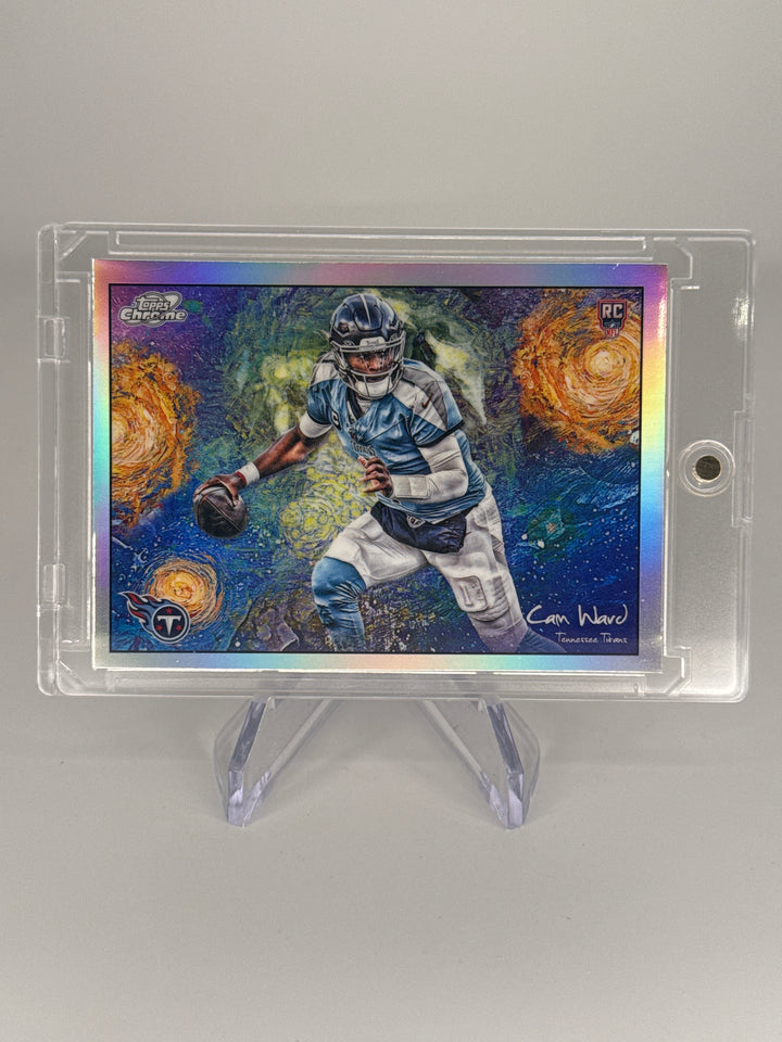 Cam Ward 2025 Topps Cosmic Chrome Stars in The Night SP Rookie