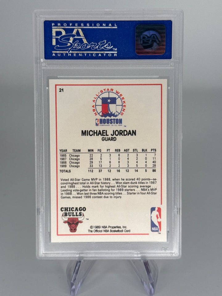 Michael Jordan 1989 Hoops All-Star, PSA 10 Gem Mint