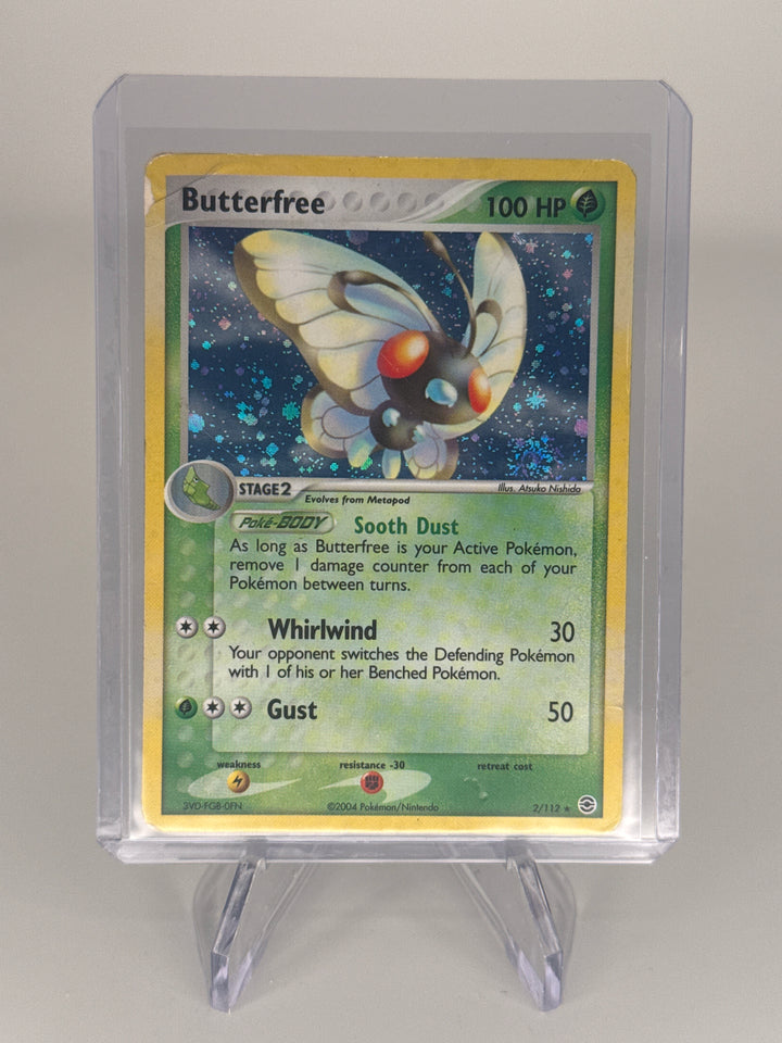 Pokemon TCG 2004 Butterfree Fire Red & Leaf Green Holo, 2/112