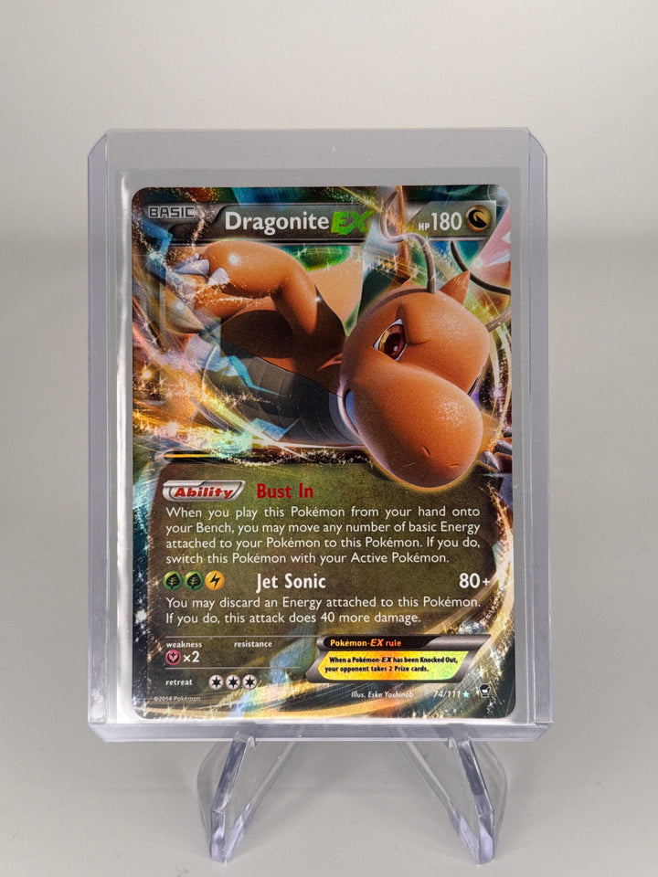 Pokemon TCG 2014 Dragonite EX Furious Fists Holo, 74/111