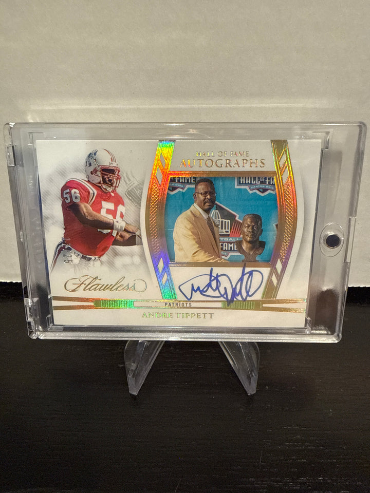 Andre Tippett 2024 Panini Flawless Hall of Fame Auto, 17/25