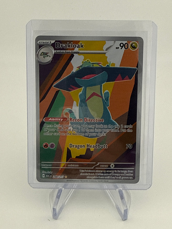 Pokemon TCG 2025 Drakloak Ascended Heroes Full Art Illustration Rare, 248/217