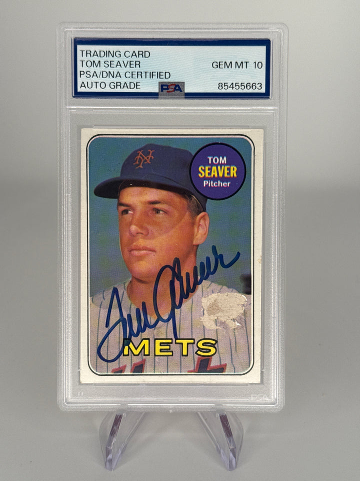 Tom Seaver 1969 Topps, PSA 10 Gem Mint Auto