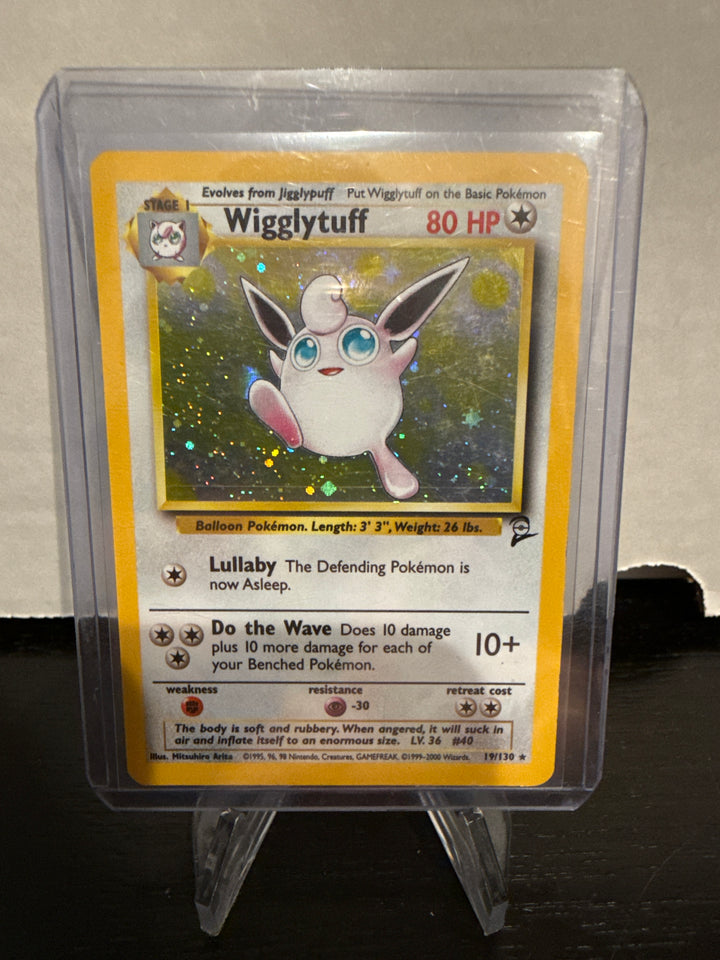 Pokemon TCG 2000 Wigglytuff Base 2 Holo, 19/130