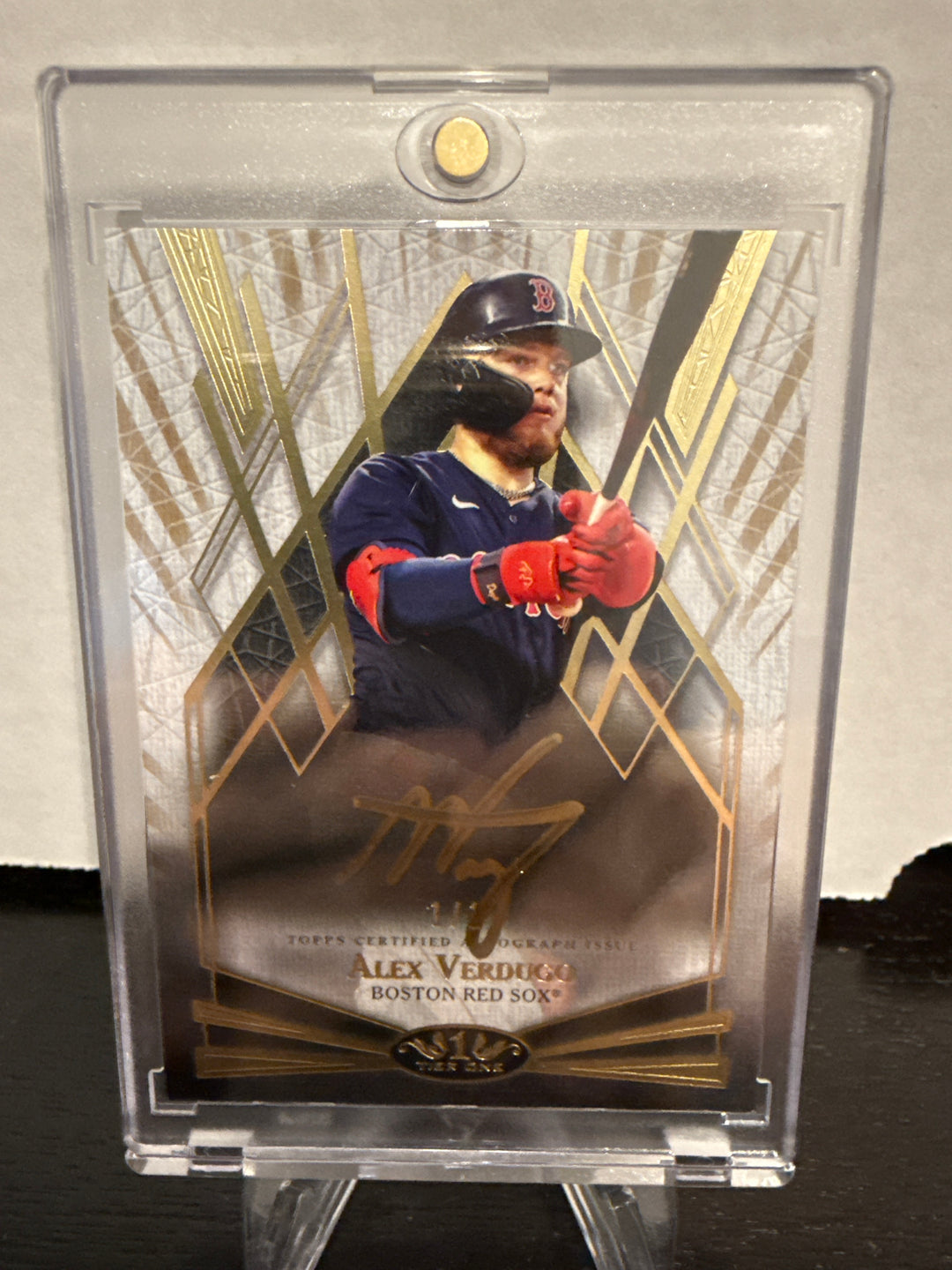 Alex Verdugo 2022 Topps Tier One Break Out Performers Auto, 1/1