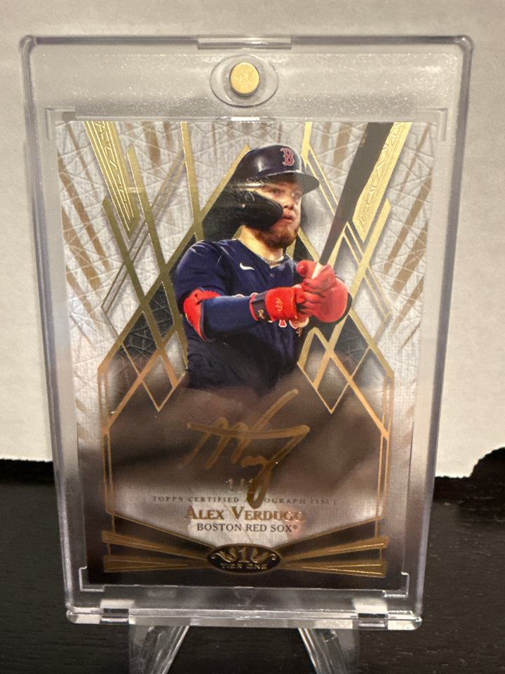 Alex Verdugo 2022 Topps Tier One Break Out Performers Auto, 1/1