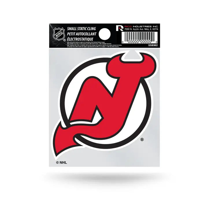NHL New Jersey Devils Small Static Cling