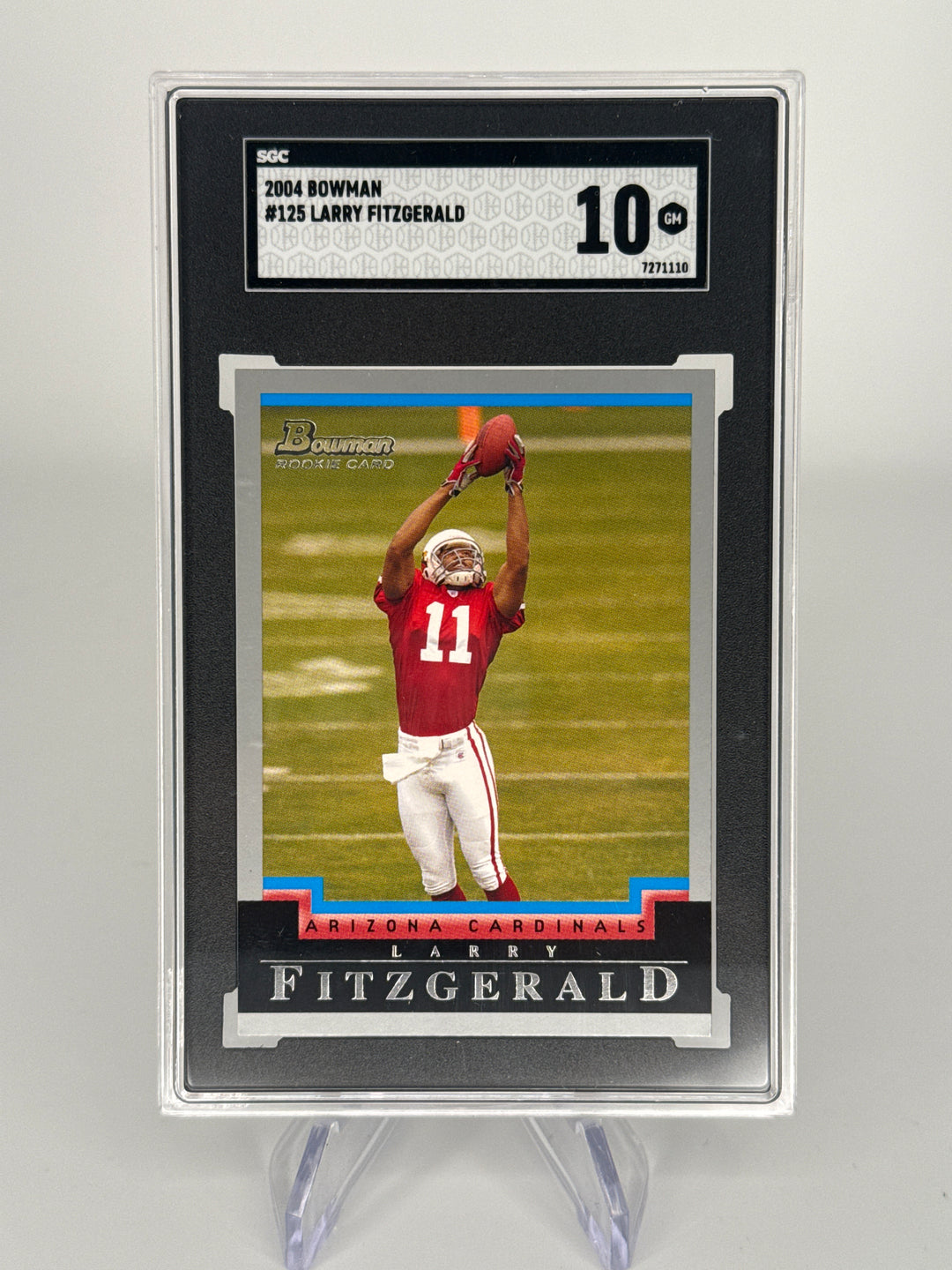 Larry Fitzgerald 2004 Bowman Rookie, SGC 10 Gem Mint