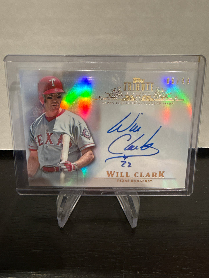 Will Clark 2013 Topps Tribute Auto, 05/99