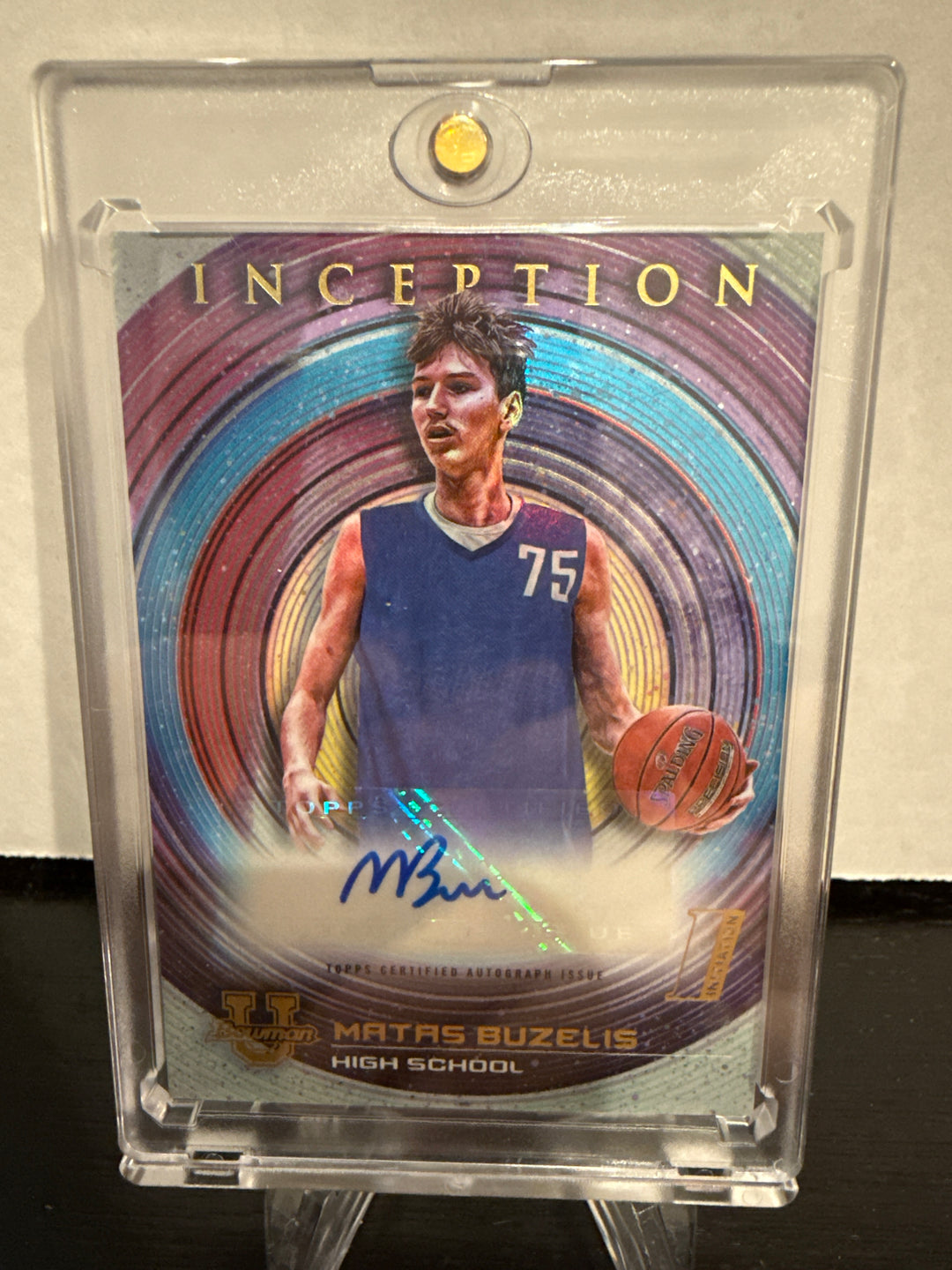 Matas Buzelis 2023 Bowman University Inception 1st Initiation Auto