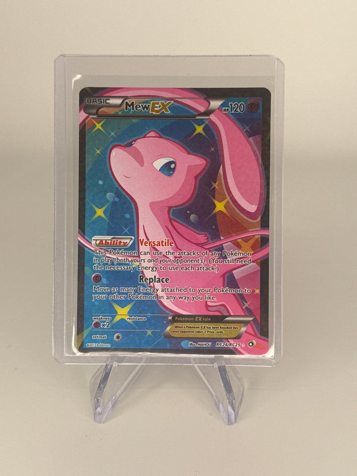 Pokemon TCG 2013 Mew EX Legendary Treasures Full Art, RC24/RC25