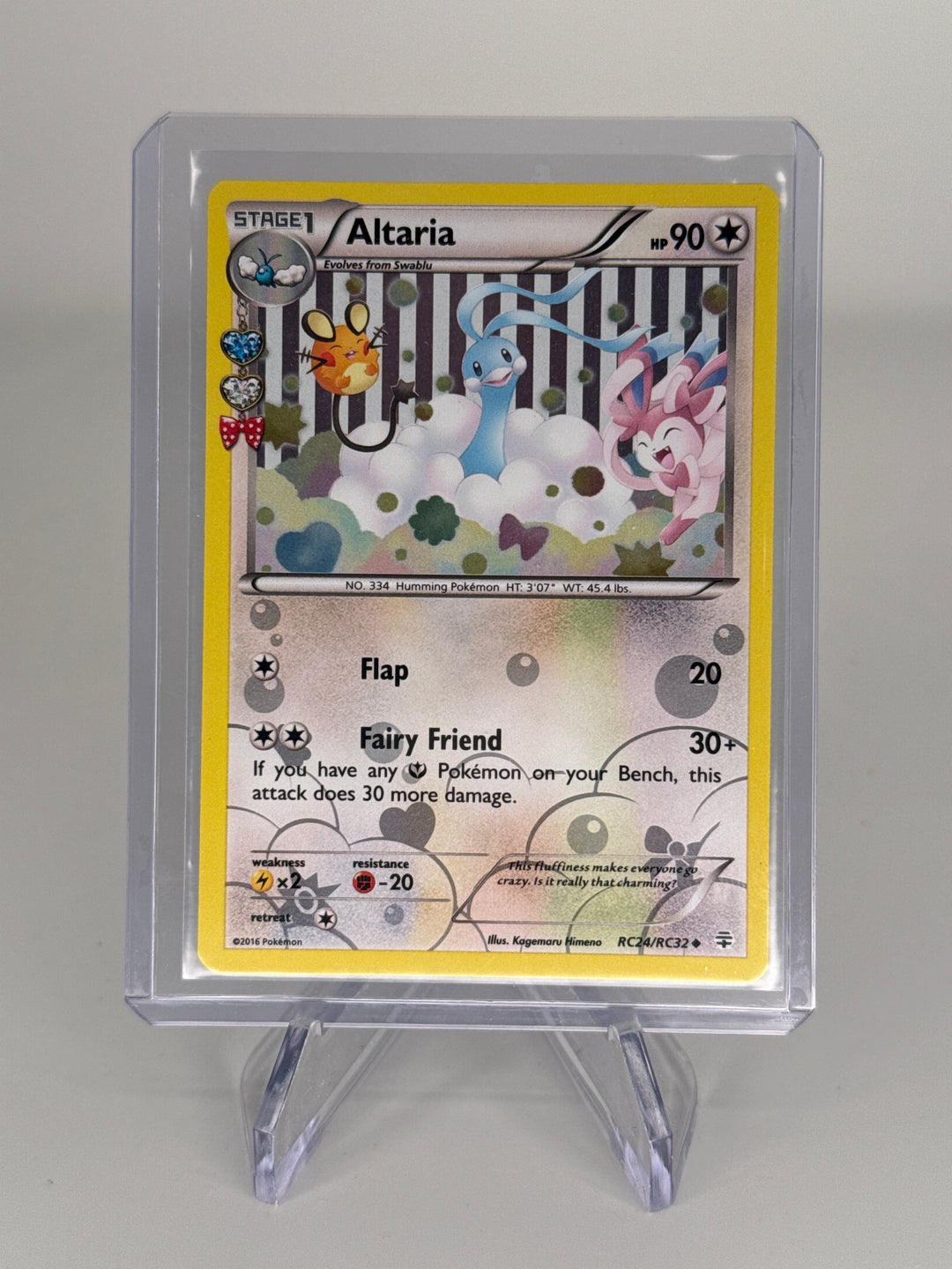 Pokemon TCG 2016 Altaria XY Generations Radiant Collection, RC24/RC32