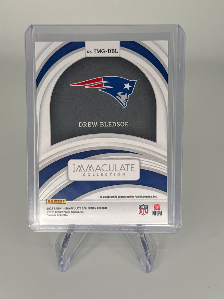 Drew Bledsoe 2022 Panini Immaculate Marks of Greatness Auto, 09/49