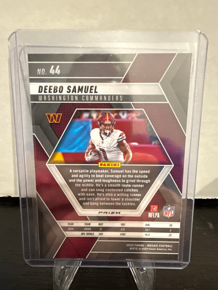 Deebo Samuel 2025 Panini Mosaic SSP Genesis