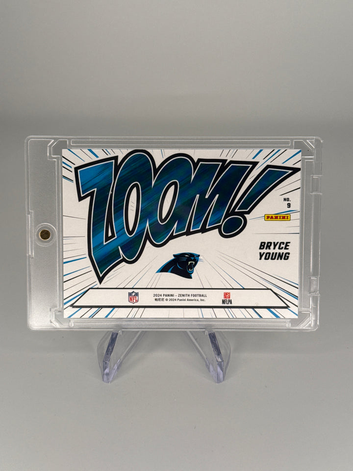 Bryce Young 2024 Panini Zenith Zoom Blue SSP Case Hit Rookie, 22/49
